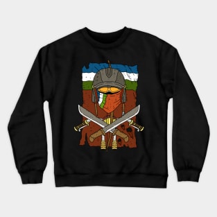 Maluku flag with motorcycle. Crewneck Sweatshirt